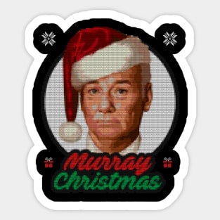 Murray Christmas Ugly Sweater Sticker